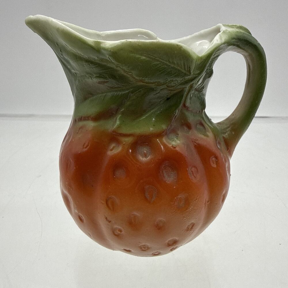 Vintage Porcelain Miniature Strawberry Creamer